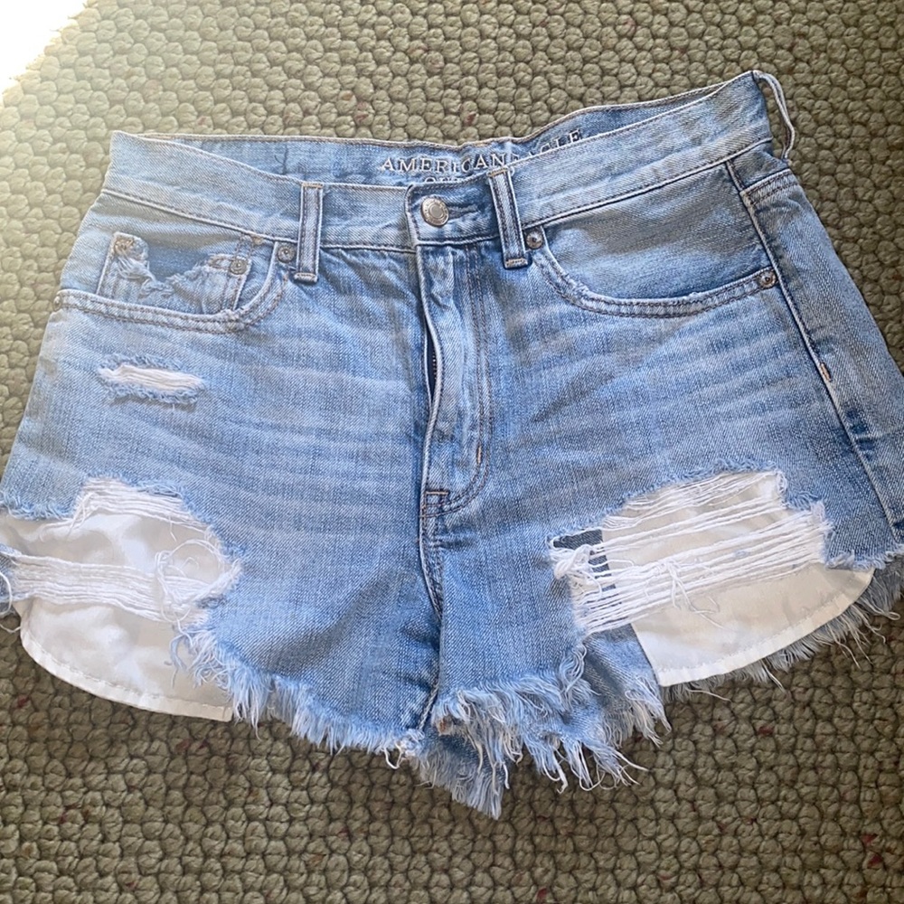 American Eagle vintage hi rise festivals jeanshort